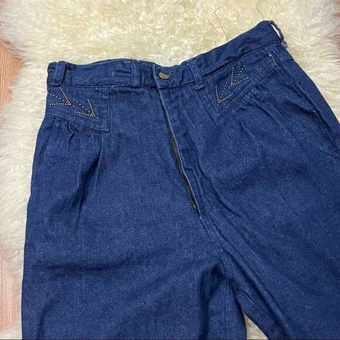 Krass&co Vintage 80’s C.C &  Super High Waist Embellished Jeans 9/10