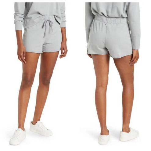 James Perse 💕💕 Drawstring Knit Shorts ~ Foil Grey 3 (fits like 8-10 US) NWT