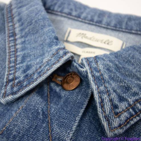 Madewell NEW  The Jean Jacket in Pinter Wash, 2X