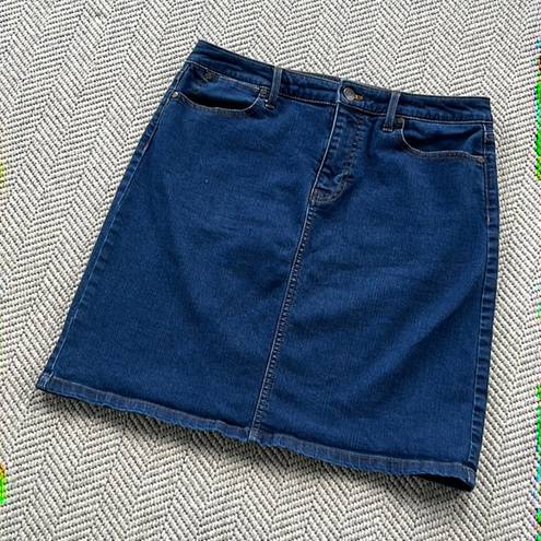 Talbots  jean skirt