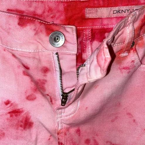 DKNY  Custom Tie Dye Capri Denim Jeans Women's Size 4
