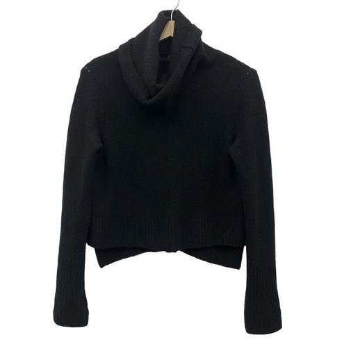 ALLSAINTS  Turtleneck Wool blend Cropped Sweater in Black size Small