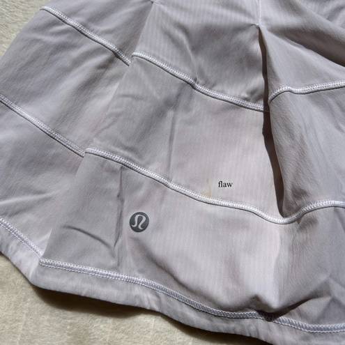 Lululemon Pace Rival Skirt in White size 6