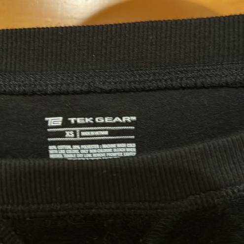 Tek Gear  Black Velour Shirt XS