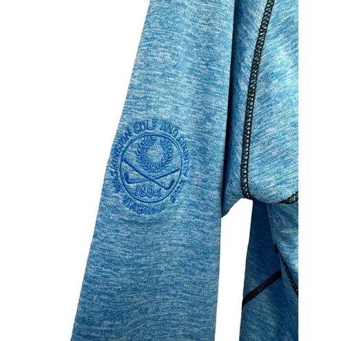 FootJoy Women's Medium Blue Long Sleeve 1/4 Zip Lightweight Golf Pullover