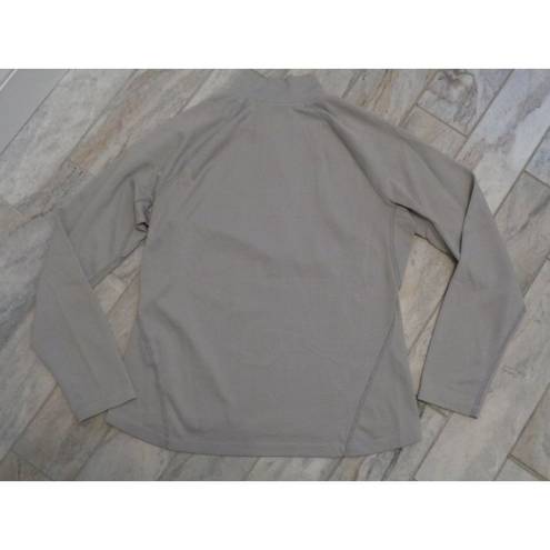 The North Face  women's small gray 1/4 zip long sleeve shirt