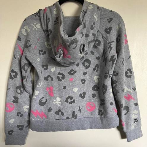 Tokidoki  grey zip up jacket