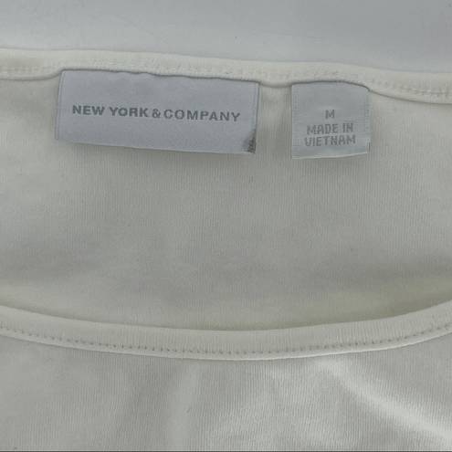 New York And Company  Sleeveless Cotton Pleated Dress