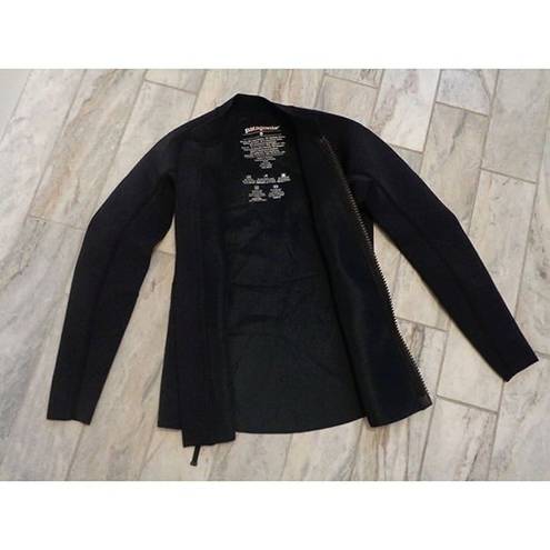 Patagonia NEW  women's size 8 R1 Lite Yulez Black Wetsuit Full Zip Top MSRP $210