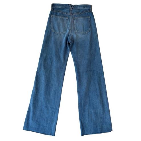 Veronica Beard  Taylor High Rise Wide Leg Jeans in Durango Sz 26