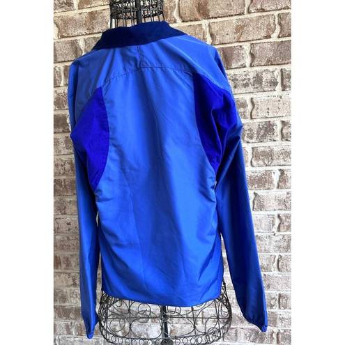 Patagonia  Windbreaker Rain Jacket Unisex Small Blue Stetch Panels  Zippe…