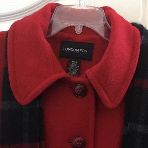 London Fog LADIES’  Lined Wool Blend jacket XL)