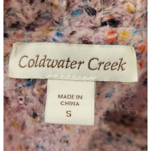 Coldwater Creek  Cozy Cardigan Size Small, Large Wooden Statement Buttons