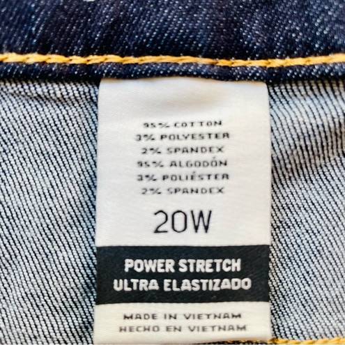 Ava & Viv  Power Stretch Jean Shorts 4” Inseam Size 20W NWT NEW!