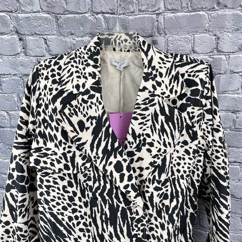 Hudson Sergio  x Target  Zebra  Print Trench Coat  Size 4X