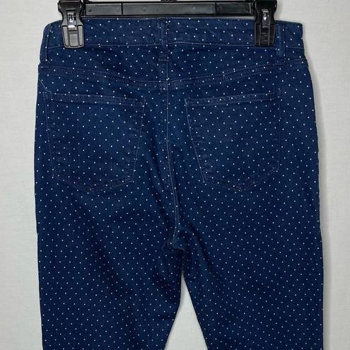 Talbots  Polka Dot Flawless Slim Ankle Jeans - 6P (6 Petite)