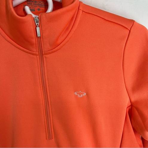 Nike  golf performance fleece pullover peach size small