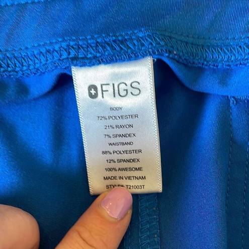 FIGS  technical collection drawstring blue scrubs XXL tall