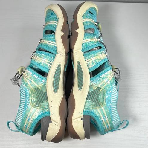 Keen  EVOFIT Outdoor Hiking Waterproof Sandals Woman Sz 7.5 Teal Turquoise