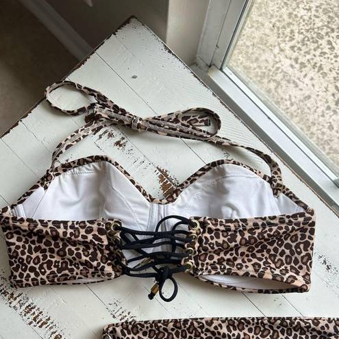 Victoria's Secret Victoria secret animal print leopard bikini set