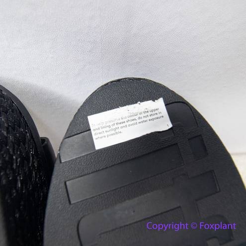 FitFlop New!  Women's Eloise Espadrille Wedge Sandals in black, size 9