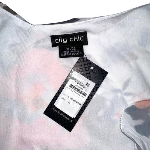 City Chic NWT  Chloe Chiffon Floral Cami Top XL/22