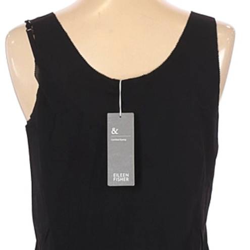 Eileen Fisher  black silk Dress