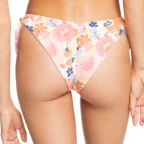 Roxy NWT!!  Printed Beach Classics Cheeky Hi Leg Bikini Bottom Size XS