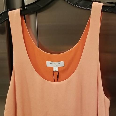 Equipment 💕💕 Roseau Tank Top Canyon Sun Rust Orange XS NWT