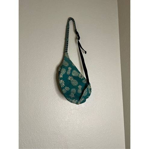 KAVU  Rope Sling Bag. Used. PineApple Pattern