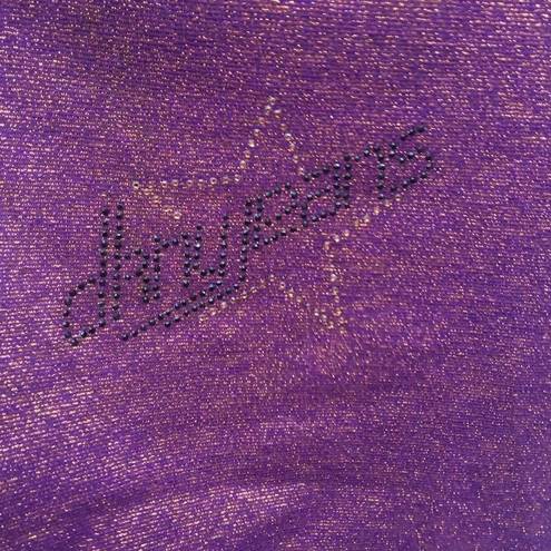 DKNY VINTAGE  JEANS Purple/gold sparkle top