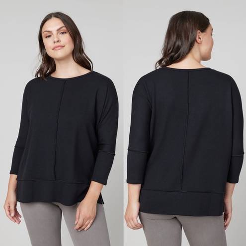 Spanx  Perfect Length Top, Dolman 3/4 Sleeve in Very Black