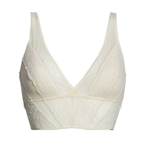 Vince Camuto  Winnie Longline Lace Bralette in Ivory