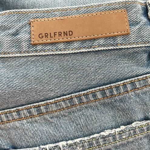 GRLFRND  High Rise Karolina Cotton Distressed Straight Leg Women's Jeans size 26