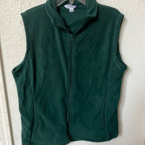 The Great  northwest Indigo zip front fleece vest xl