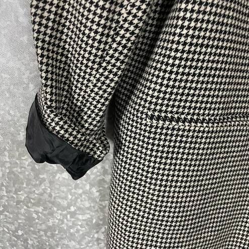 Houndstooth Savannah Women's Vintage Plus Size  Blazer - Size 22W - Preppy Twee