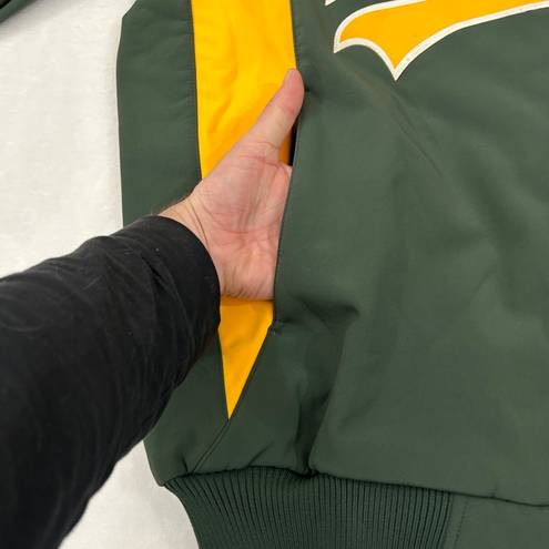 Majestic Oakland Athletics A’s Authentic On Field  Therma Base Green Jacket Adult L