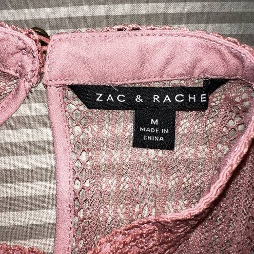 Zac and Rachel Adorable  Lace Overlay Tank!