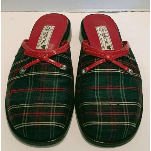 Brighton  HOLLY Plaid Slipper Mule Cushion 7