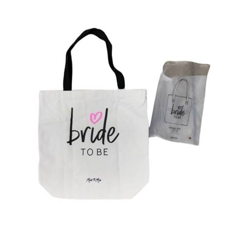 ma*rs Miss To  “Bride To Be” Wedding Canvas Tote Bag NEW