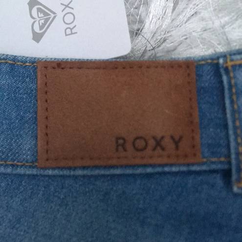 Roxy New Women’s  Raw Hem High Rise Denim Jean Shorts
