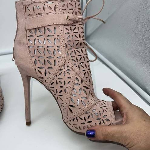 Shoedazzle  Mischa Laser Cut Bootie