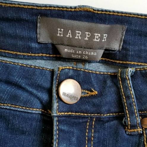 Harper  Crop Skinny Jeans Dark Wash Size 26