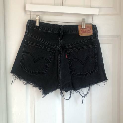 Levi’s 501 Black Denim Shorts