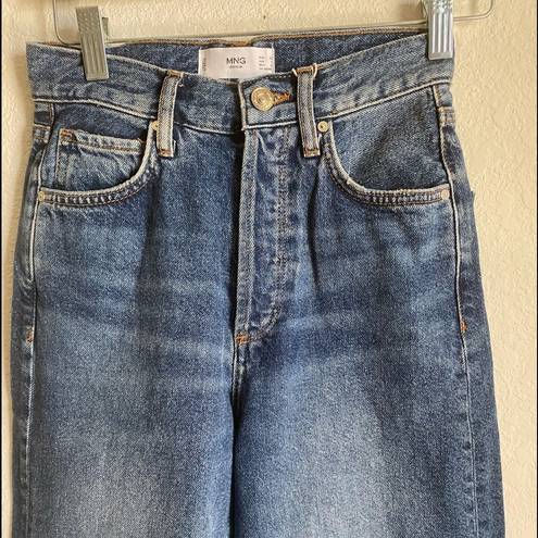 Mango  Denim High Waisted Bermuda Shorts Size 1