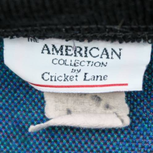 Polo Vintage 90s Cricket Lane Argyle Knit  Collared Sweater