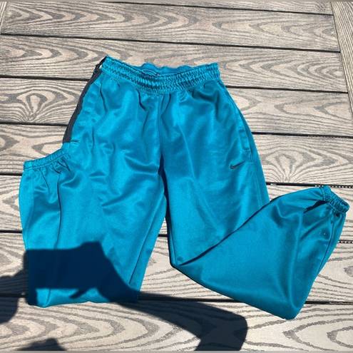 Nike  Size Small Teal Blue Green Sweatpants Jogger Trackpants