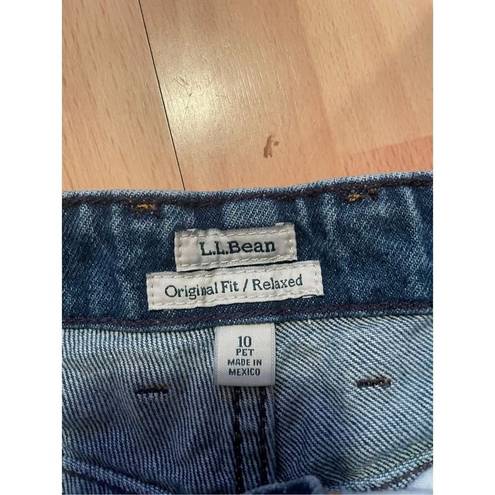 L.L.Bean  vintage high rise mom jeans size 10