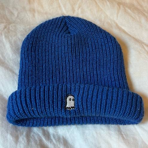 Lonely Ghost  Blue Beanie