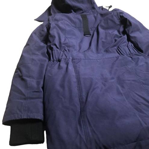 Aritzia  Golden by TNA Bancroft Parka Altitude Series Navy Blue Goose Down Size X